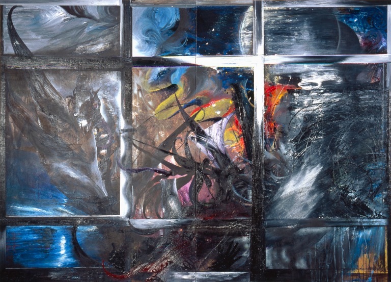 2-Euphoria, 2009, oil on canvas, 270 x 380 cm